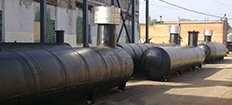 Газгольдер, емкость для изобутана УФА